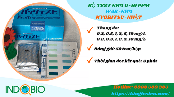 Thông số bộ test nhanh amoni WAK-NH4